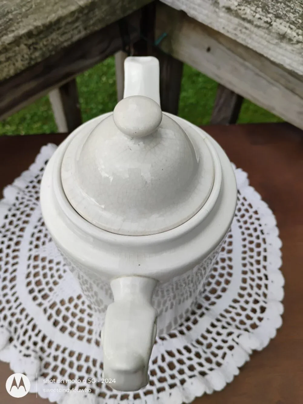 Blanke's Drip Coffee pot antique white ironstone no percolator turn of century